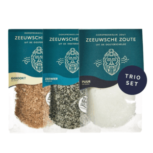 Zeeuwsche Zoute Trioset Gerauchert, Wakame und Rein - Beutel - 3 x 100 gramm
