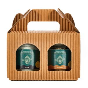 Zeeuwsche Zoute Duoset Glazen Pot