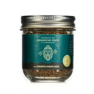 Zeeuwsche Zoute Zwarte Knoflook Glazen Pot
