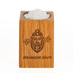 10 x Wooden Holder with logo Zeeuwsche Zoute